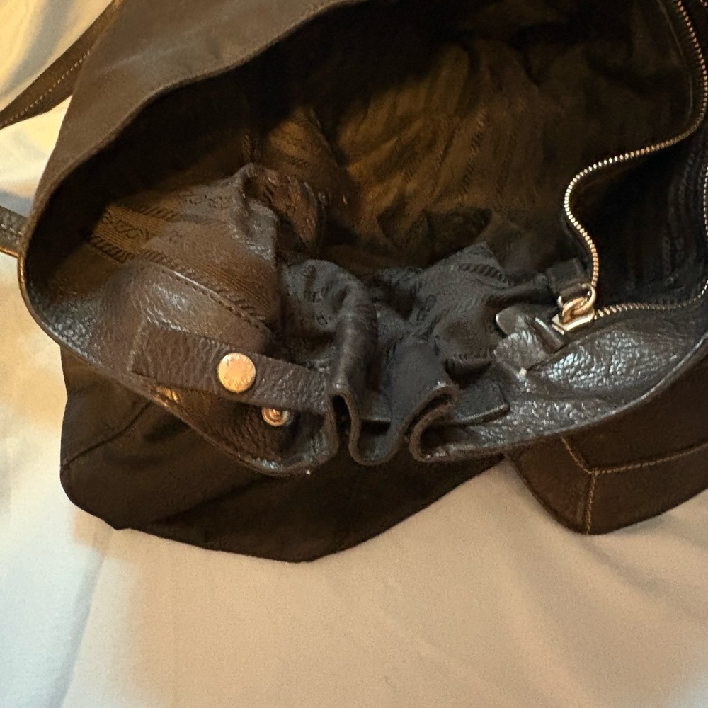 Prada Black Tessuto Easy Shoulder Bag - Picture 10 of 15